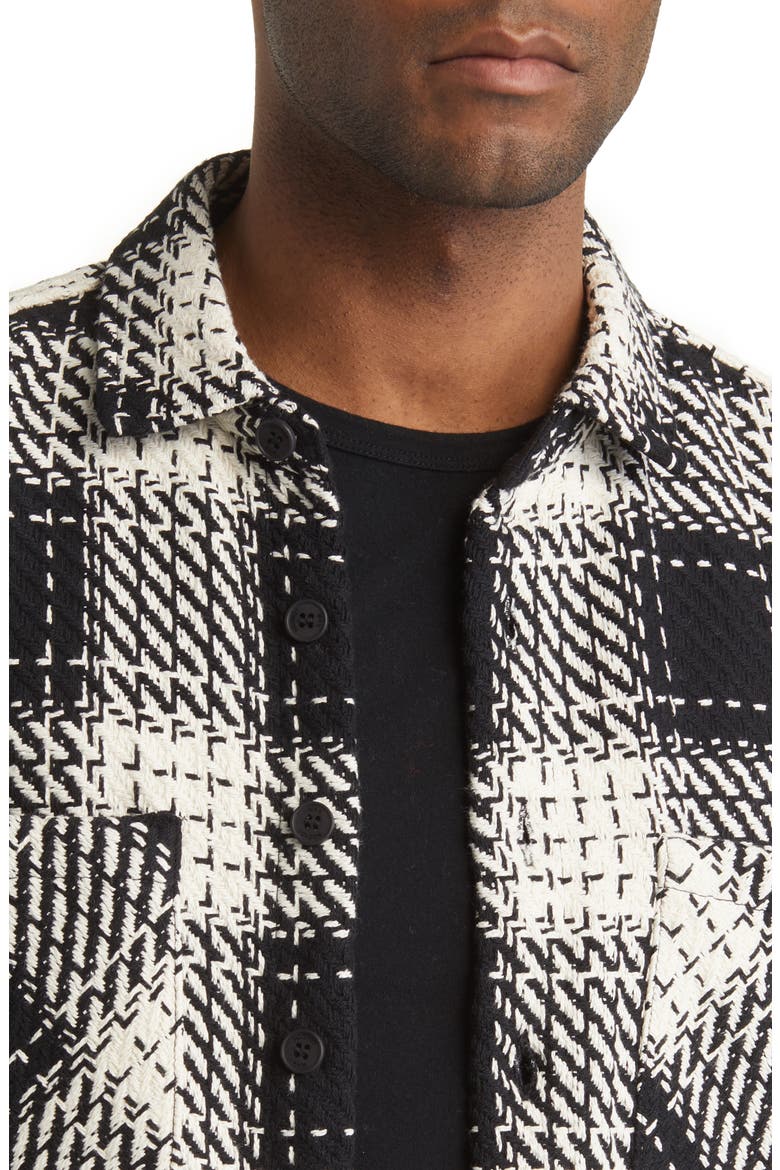 Whiting Marine Beatnik Button-Up Overshirt, Alternate, color, BLACK
