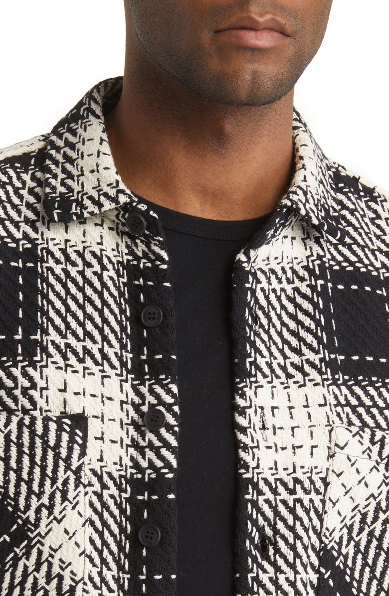 Wax London Whiting Marine Beatnik Button-Up Overshirt, Alternate, color,