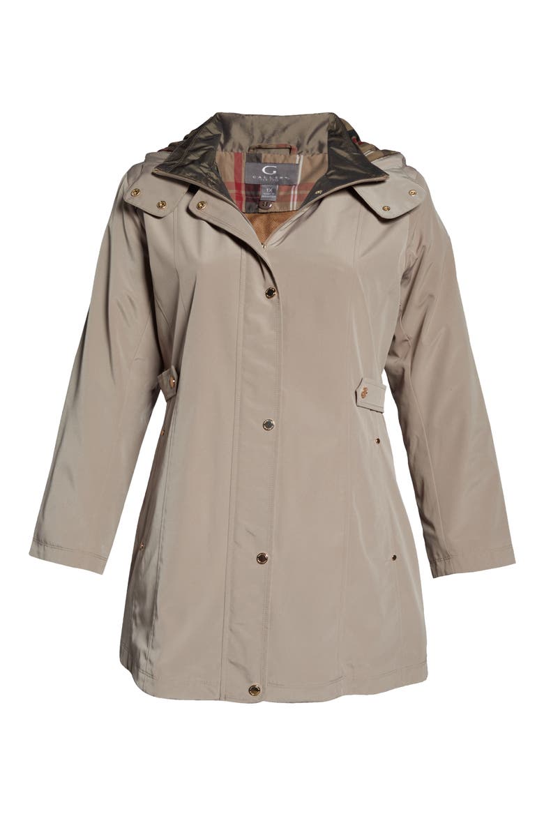 Water Resistant Rain Jacket, Alternate, color, TAUPE