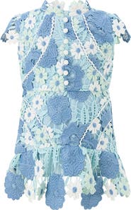 Marlo Kids Jade Embroidered Mini Dress