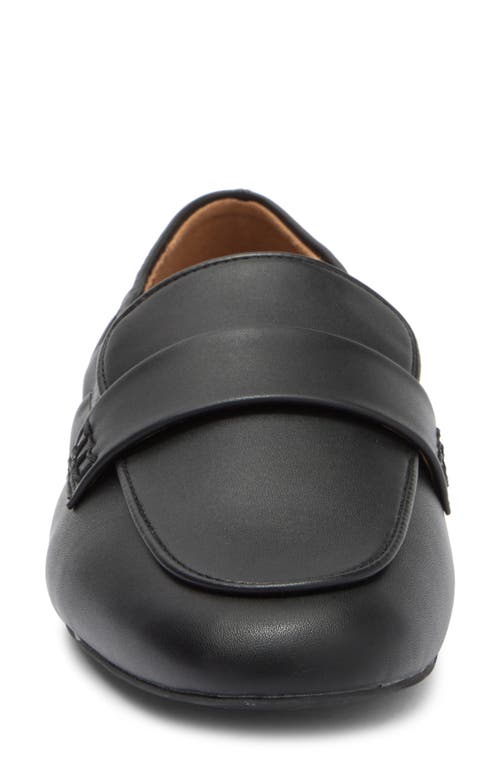 Nordstrom Rack Michaela Apron Toe Loafer In Black