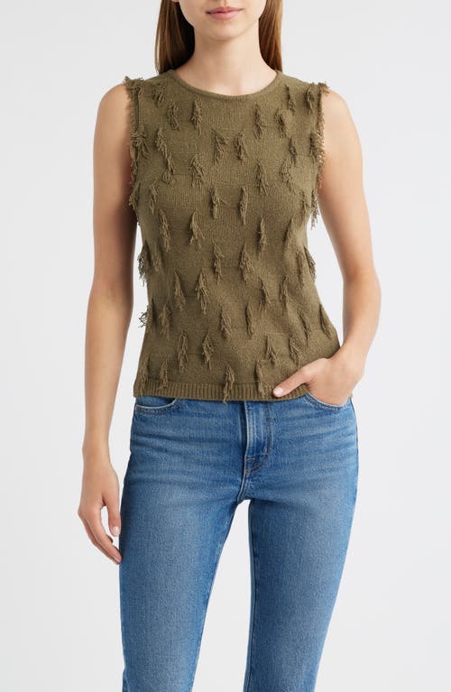Rails Vidana Texture Sweater Vest In Green