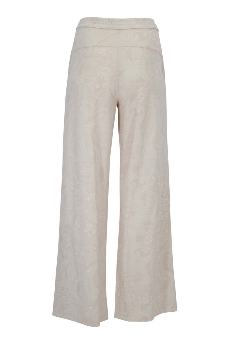 Paisley Explosion Womens Wide-leg Pant, Alternate, color, PAISLEY EXPLOSION IVORY