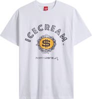 ICECREAM Dollars Cotton Graphic T-Shirt