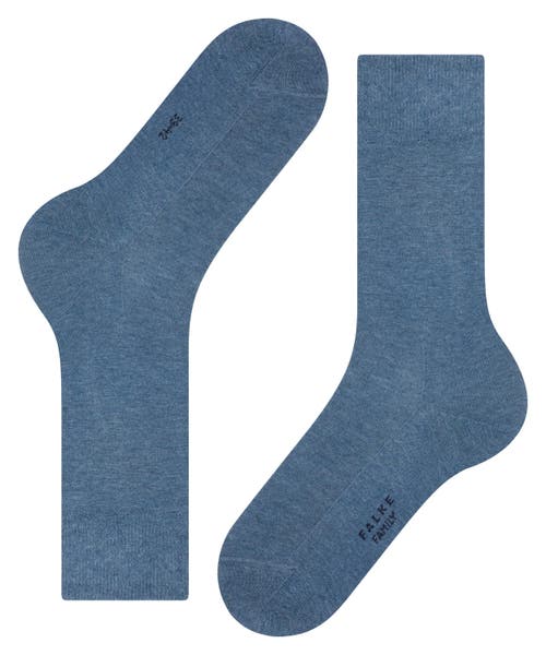 Falke Family Sustainable Cotton Socks In Blue