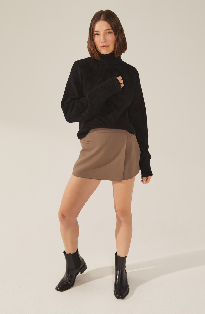 Italic Ellie Chunky Cashmere Turtleneck Sweater, Main, color, 