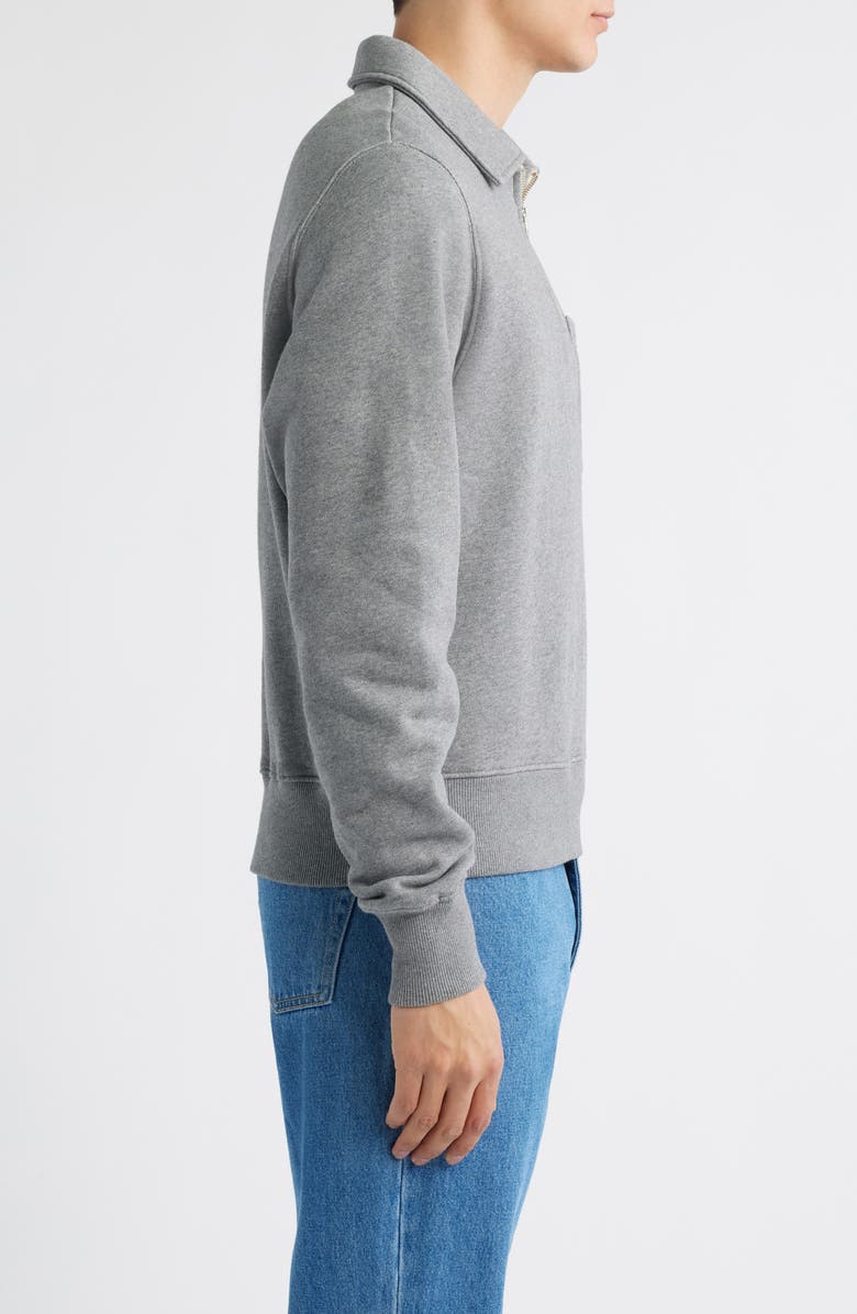 Quarter Zip Organic Cotton Sweatshirt