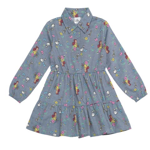 Long Sleeve Chambray Dress (Toddler, Little Kid & Big Kid)