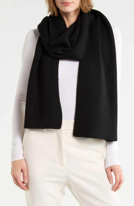 Wool Ribbed Scarf