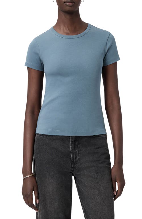 Allsaints Stevie Cotton T-shirt In Blue