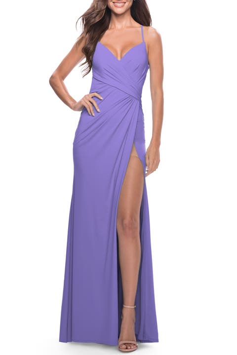 Long Jersey Versatile Dress with Ruched Zipper