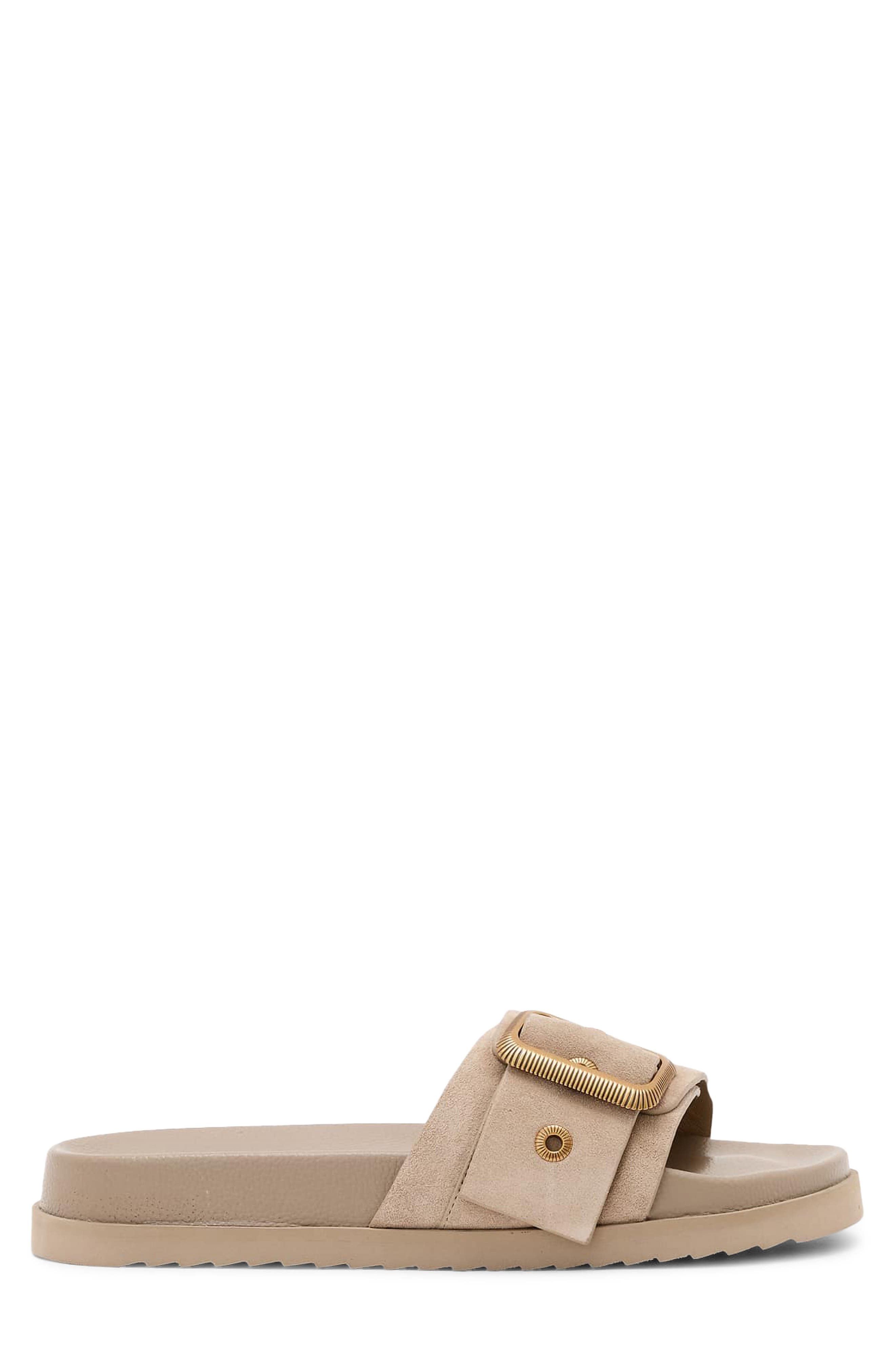 Ellie Western Slide Sandal, Alternate, color, SAND BROWN
