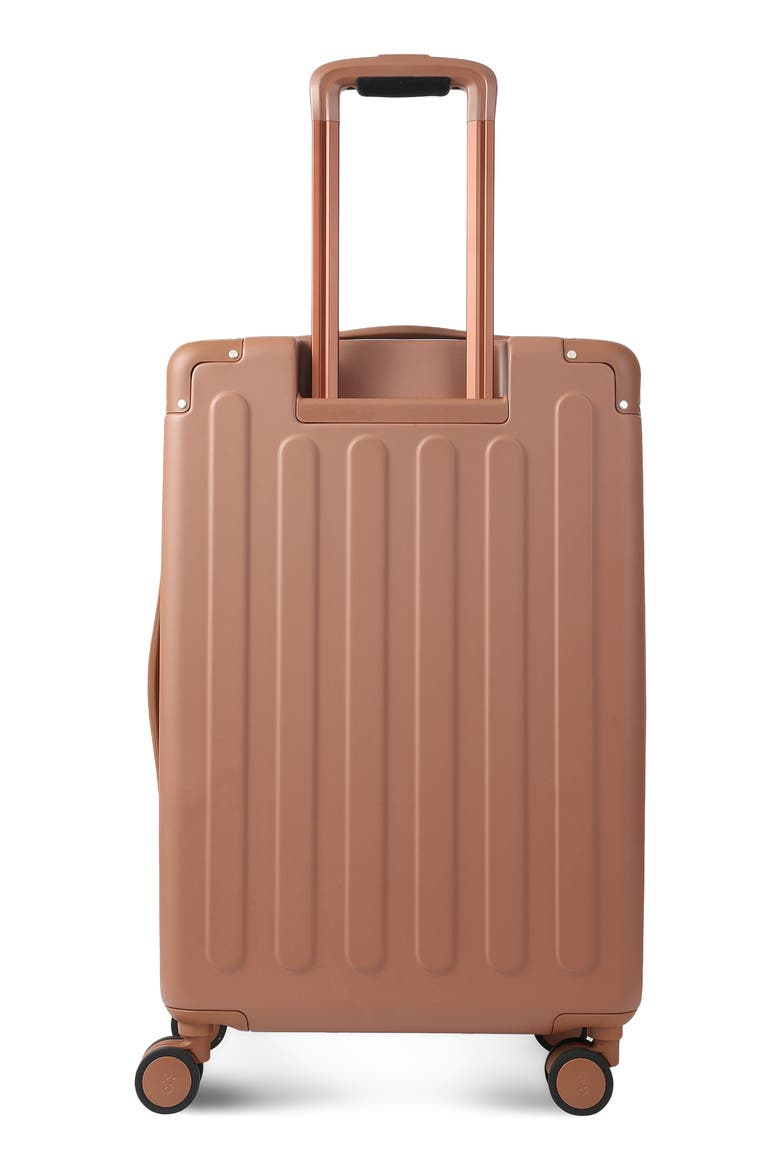 Nostos Matte Medium Spinner Suitcase, Alternate, color, TUSCANY
