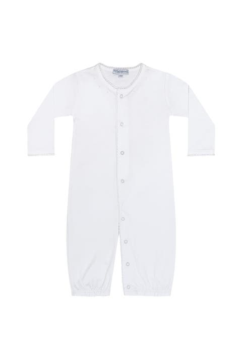 White Crochet Converter Gown - Baby