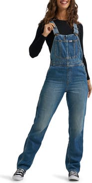 Lee Slim Straight Leg Denim Overalls