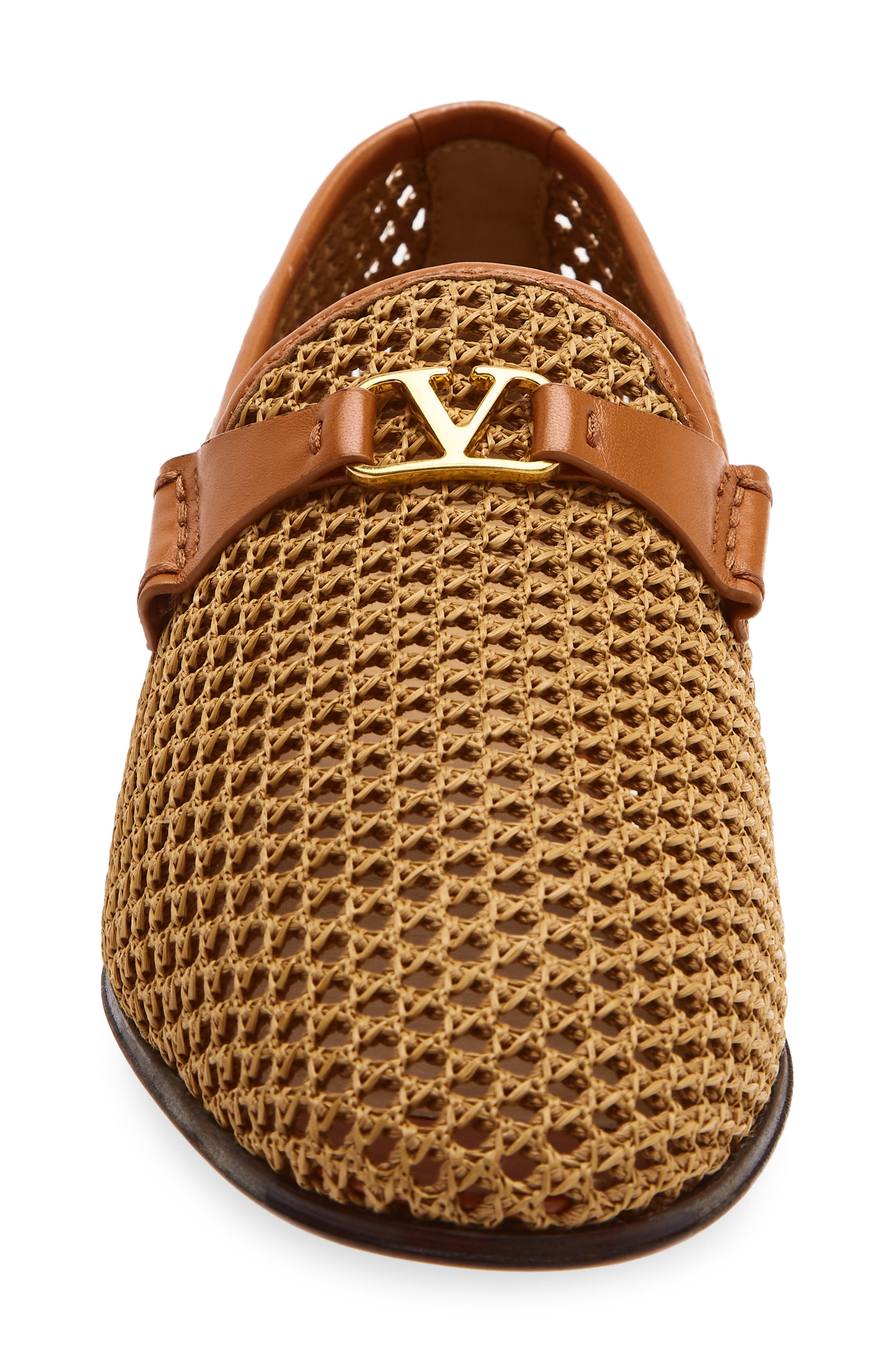 Wolfe Woven Raffia Loafer, Alternate, color, BEIGE