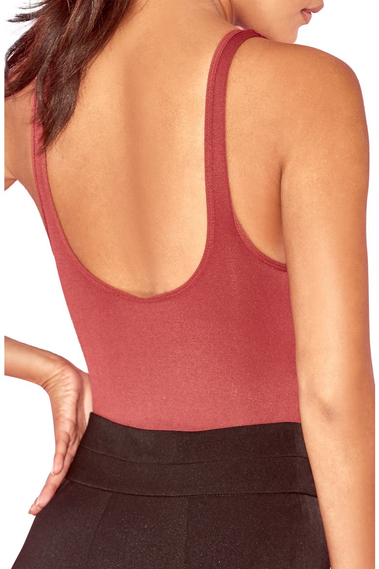 Luca Bodysuit, Alternate, color, BURGUNDY