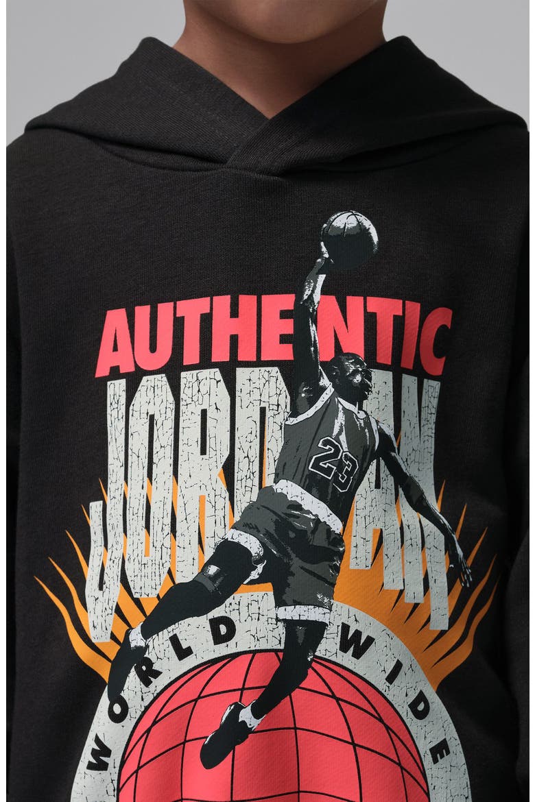 Kids' MJ Hoodie & Joggers Set, Alternate, color, OFF NOIR