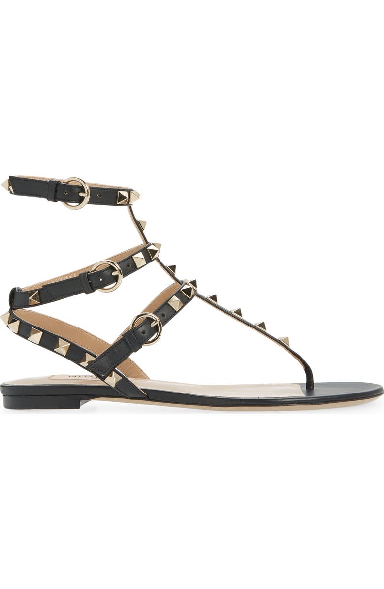 Valentino Garavani Rockstud Cage Sandal, Alternate, color,