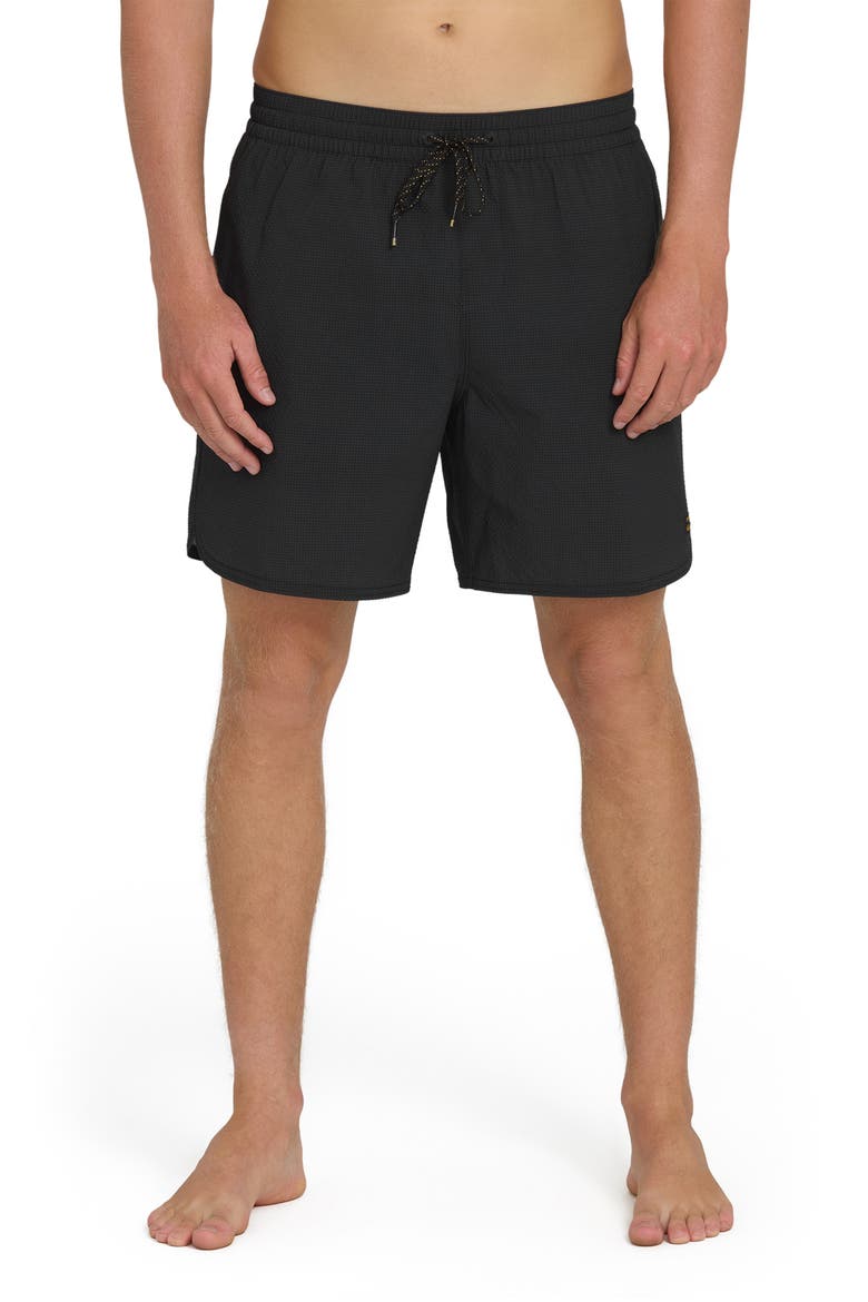 Reform Layback Swim Trunks, Main, color, BLACK