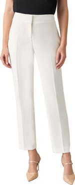 KASPER Flat Front Slim Pants