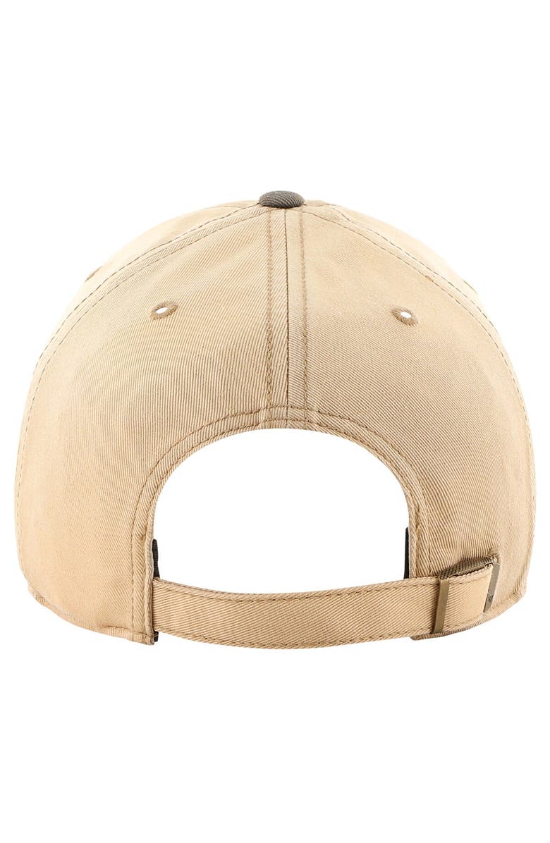 '47 Men's '47 Khaki/Black Pittsburgh Penguins Dusted Sedgwick MVP Adjustable Hat, Alternate, color, Khaki