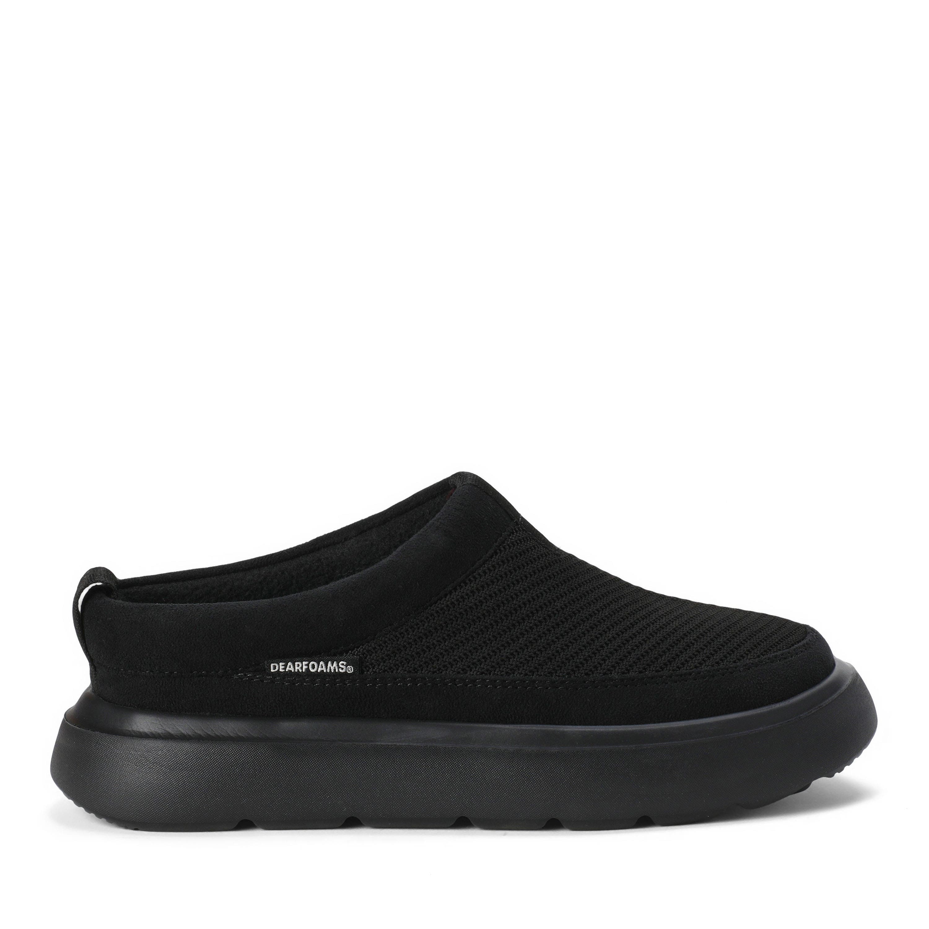 Women's Marshmellow Knit Clog, Alternate, color, BLACK