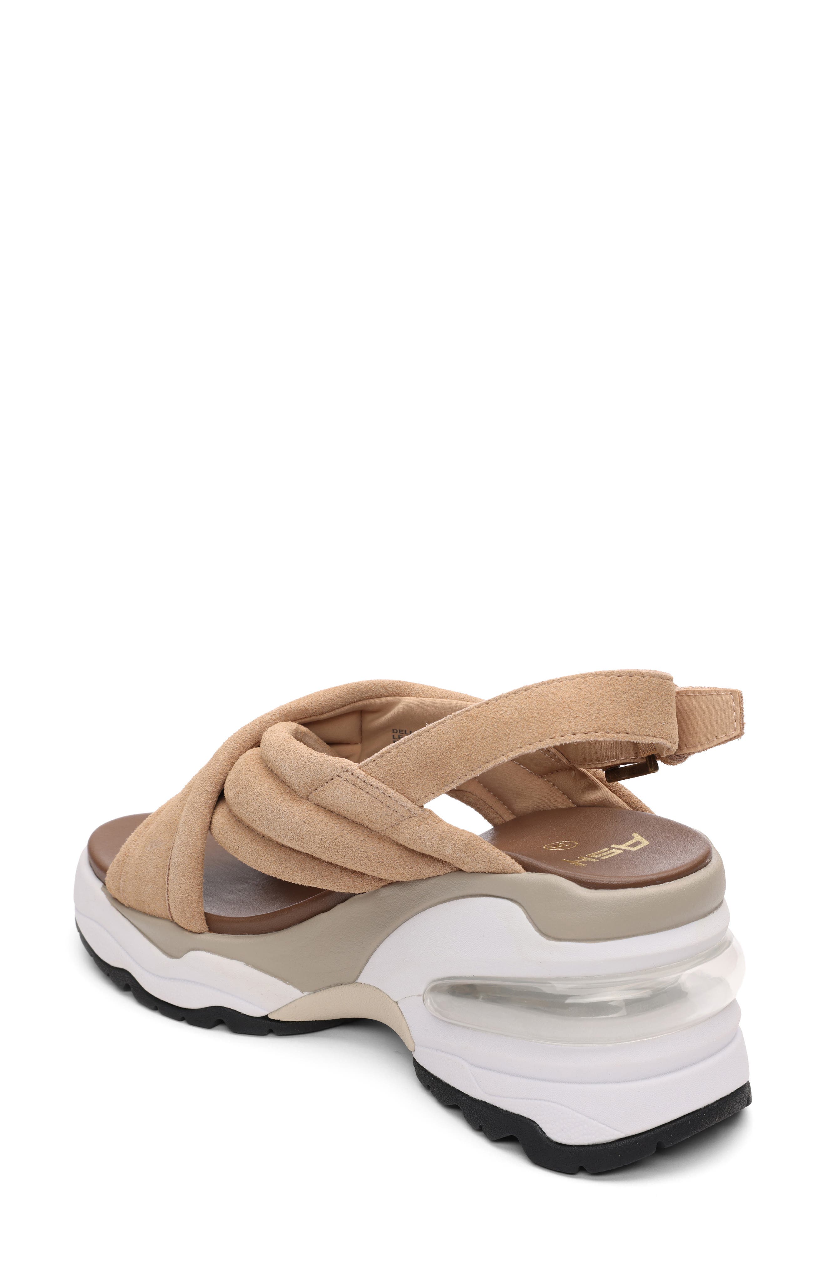 Ash Delia Slingback Wedge Sandal, Alternate, color, Desert