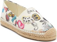 Marc Jacobs The Sticker Print Espadrille Flat