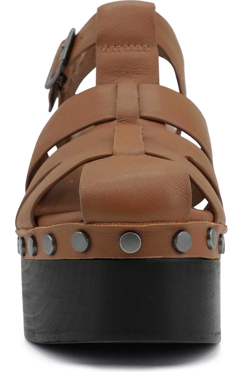 Artisan Crafted By Zigi Lorenza Platform Fisherman Sandal, Alternate, color, Tan Leather