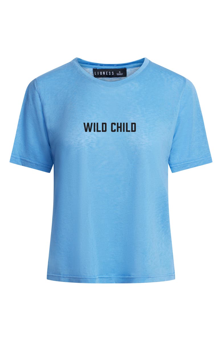 LIONESS Ranger Graphic T-Shirt, Alternate, color, Sky Blue