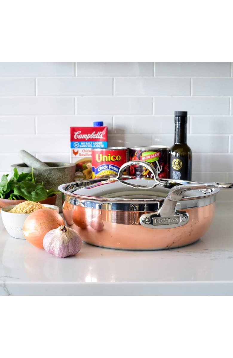 Hestan CopperBond 5-Quart Essential Pan with Lid, Alternate, color,