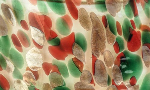 Zodax Ambered Spice Spangled Three-wick Jar Candle In Multi