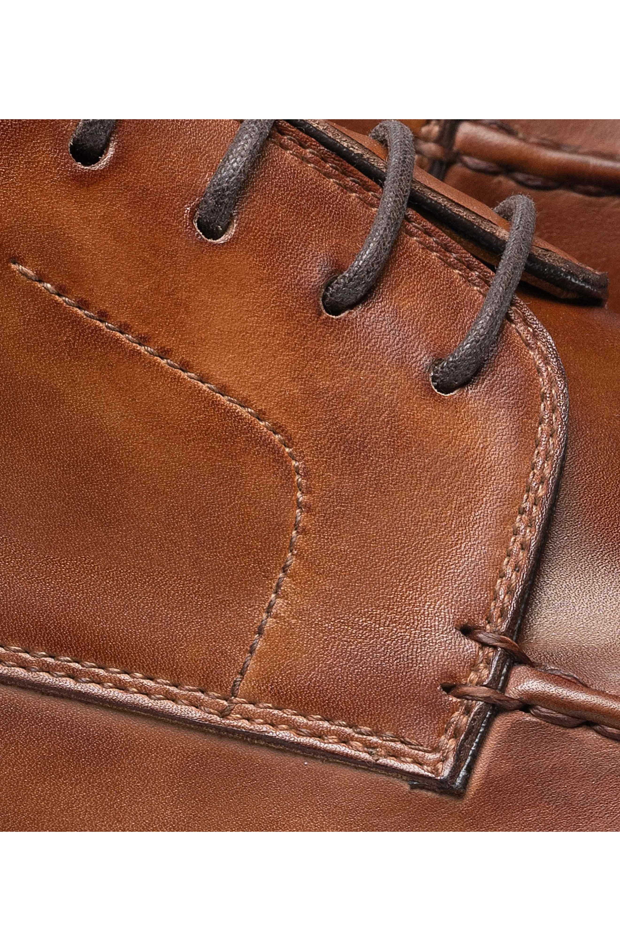 Magnanni Alva Moc Toe Derby, Alternate, color, Tabaco