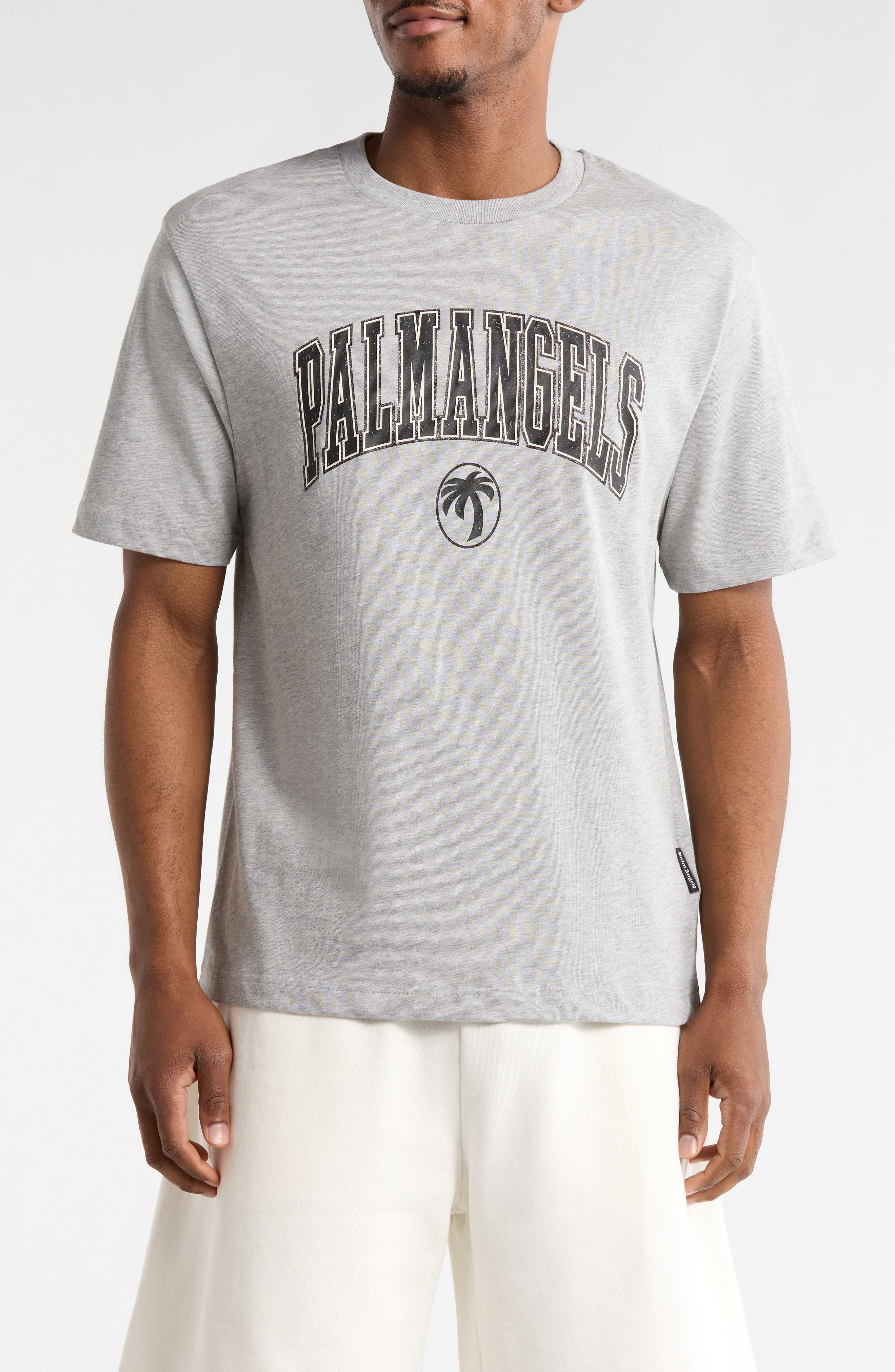 Palm Angels Arched Logo Graphic T-Shirt