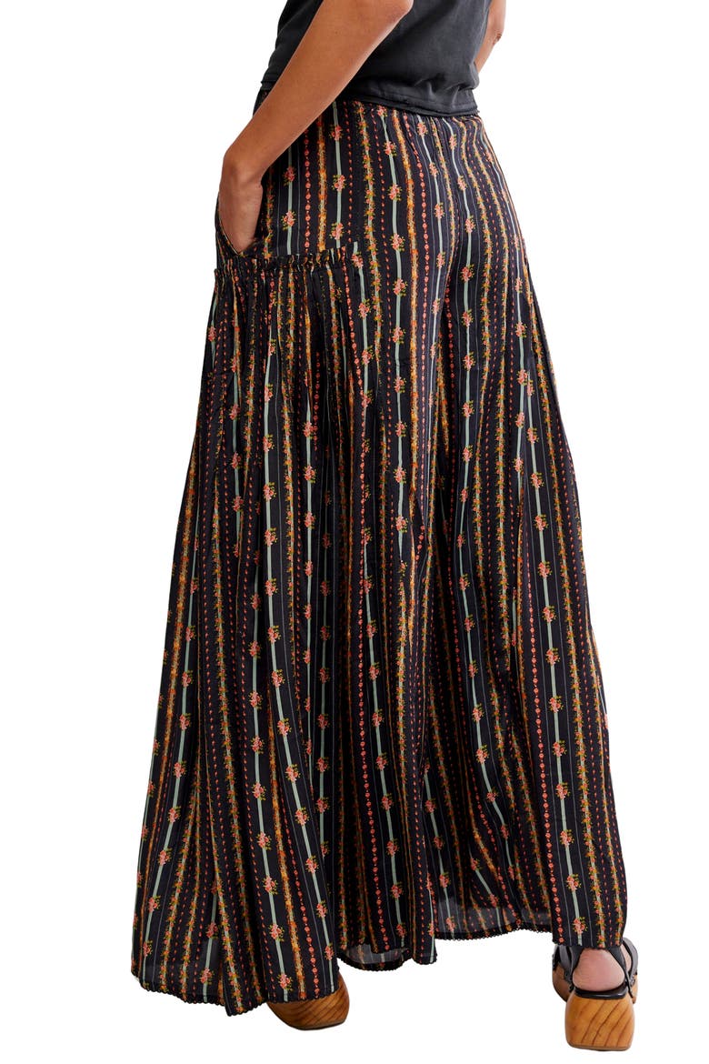 So Charming Wide Leg Pants, Alternate, color, CHARCOAL COMBO-DITSY