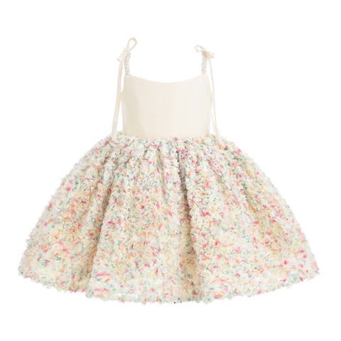 Fiorabelle Floral Petal Occasion Dress