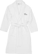 Linum Home Textiles Embroidered 'His' Terry Bathrobe