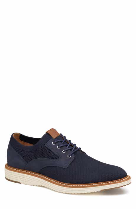 Johnston & Murphy Upton Plain Toe Knit Derby