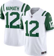 Nike Men's Nike Joe Namath White New York Jets Classic Alternate Vapor F.U.S.E. Retired Player Limited Jersey
