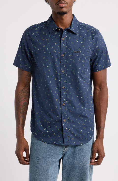 Charter Printed Short Sleeve Button-Up Shirt