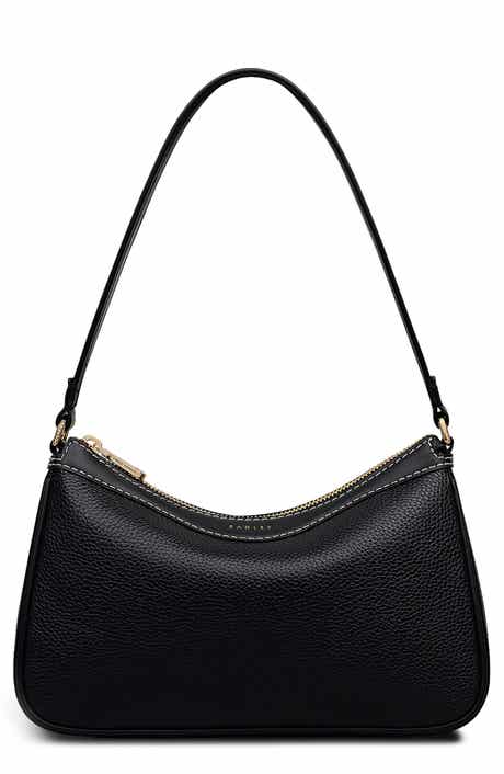 Albany Avenue Medium Leather Zip Top Shoulder Bag
