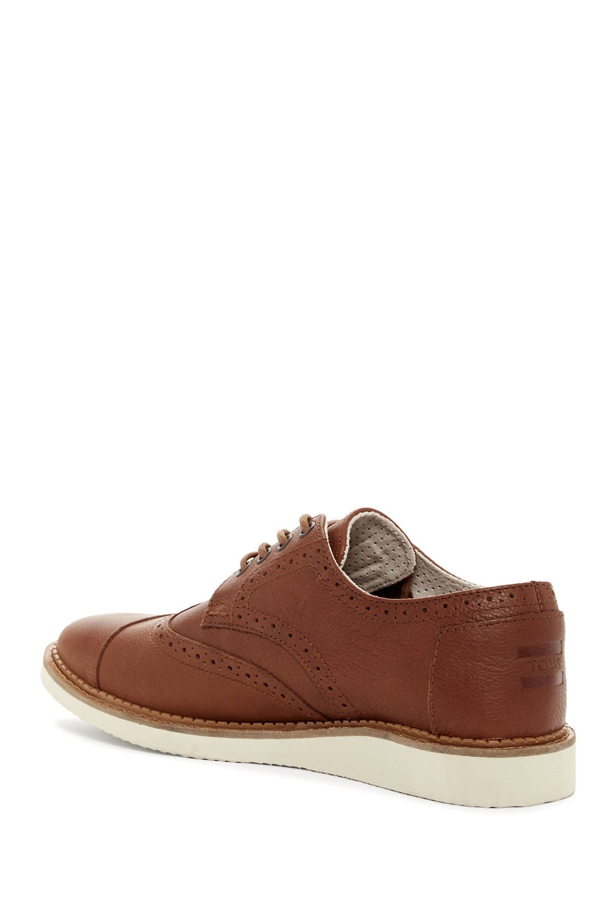 TOMS Brogue Leather Derby, Alternate, color, 