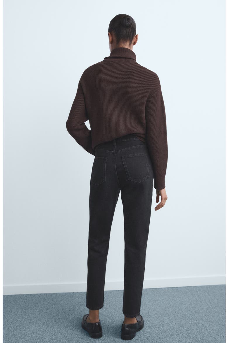 Crop Mom Jeans, Alternate, color, BLACK DENIM
