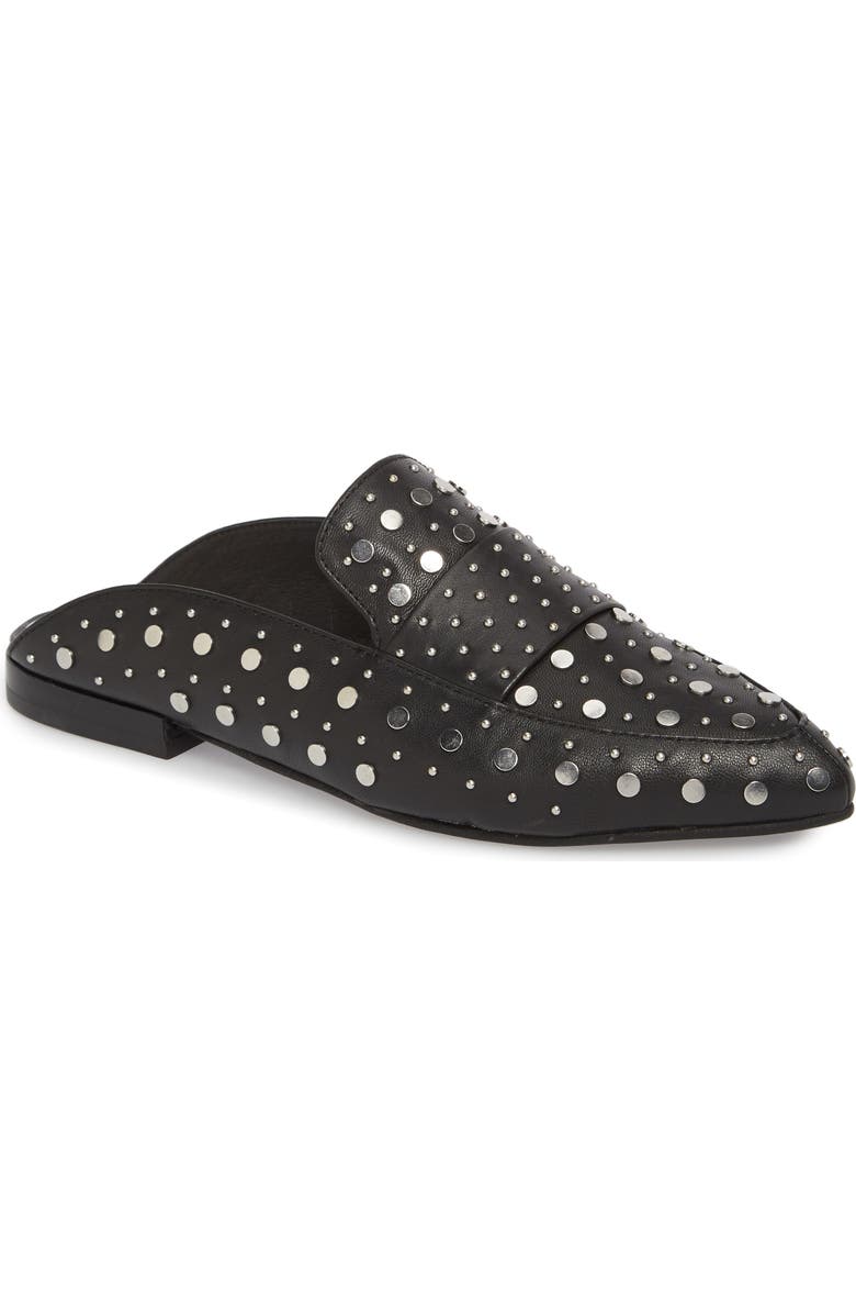 Kristin Cavallari Charlie Studded Loafer Mule, Main, color,
