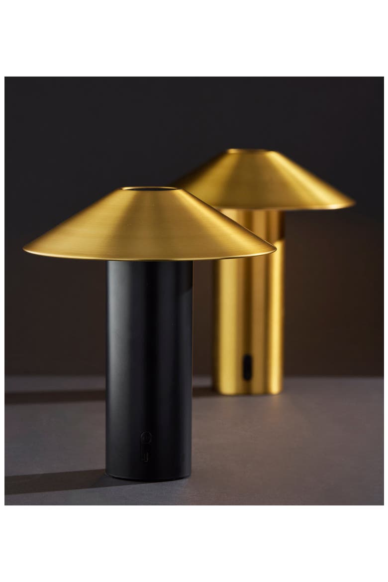 Pina LED Cordless Table Lamp, Alternate, color, BLACK