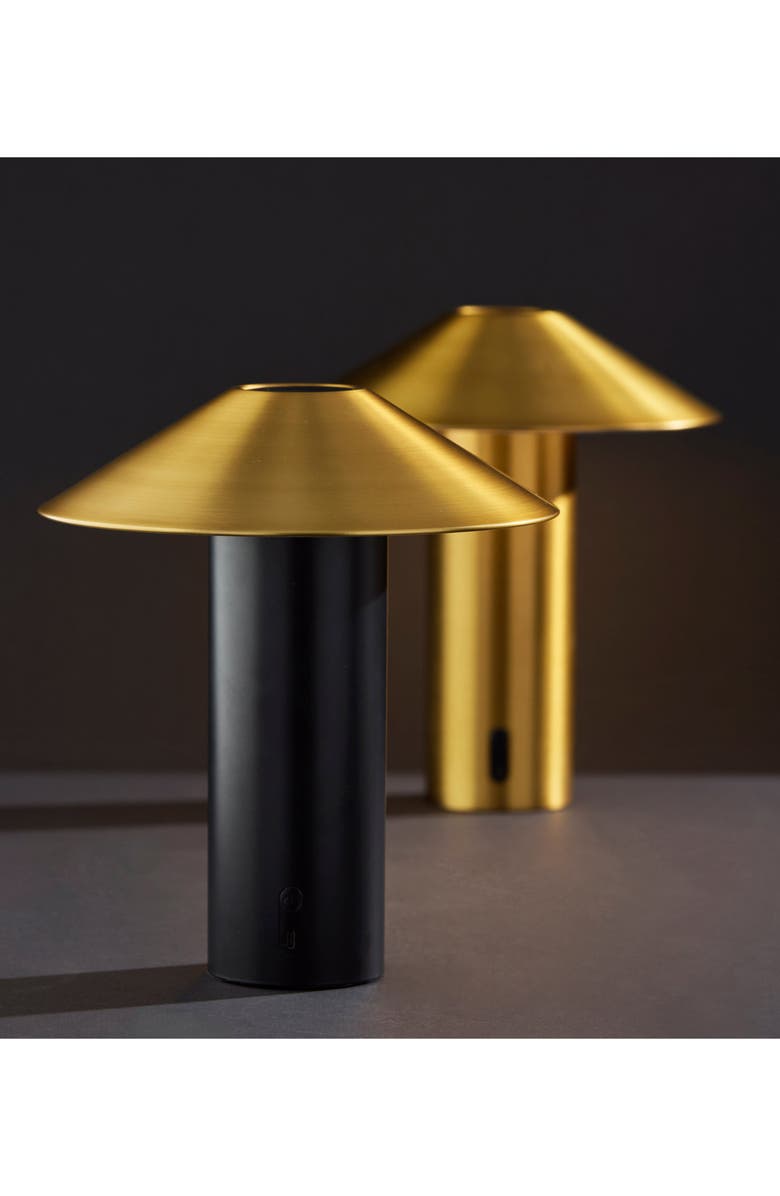 ADESSO LIGHTING Pina LED Cordless Table Lamp, Alternate, color, Black