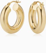 Oradina 14K Gold Everything Bold Midi Hoops