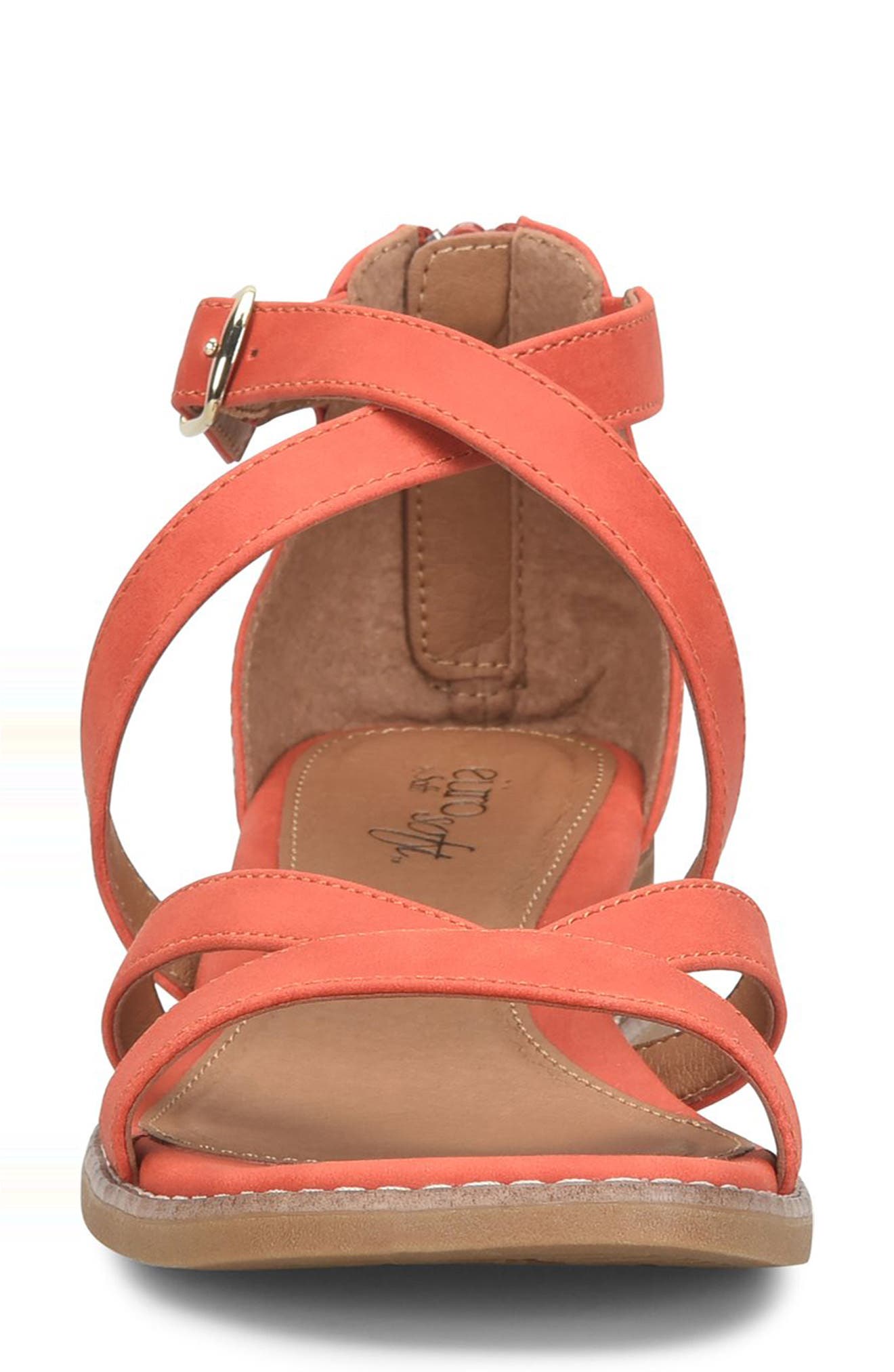 Mysti Sandal, Alternate, color, ORANGE