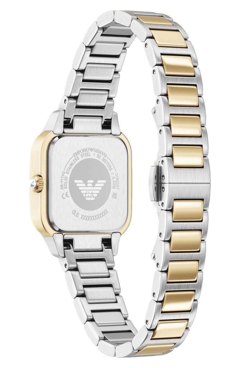 Emporio Armani Cecilia Mother-of-Pearl Bracelet Watch, 26mm x 26.5mm, Alternate, color, 